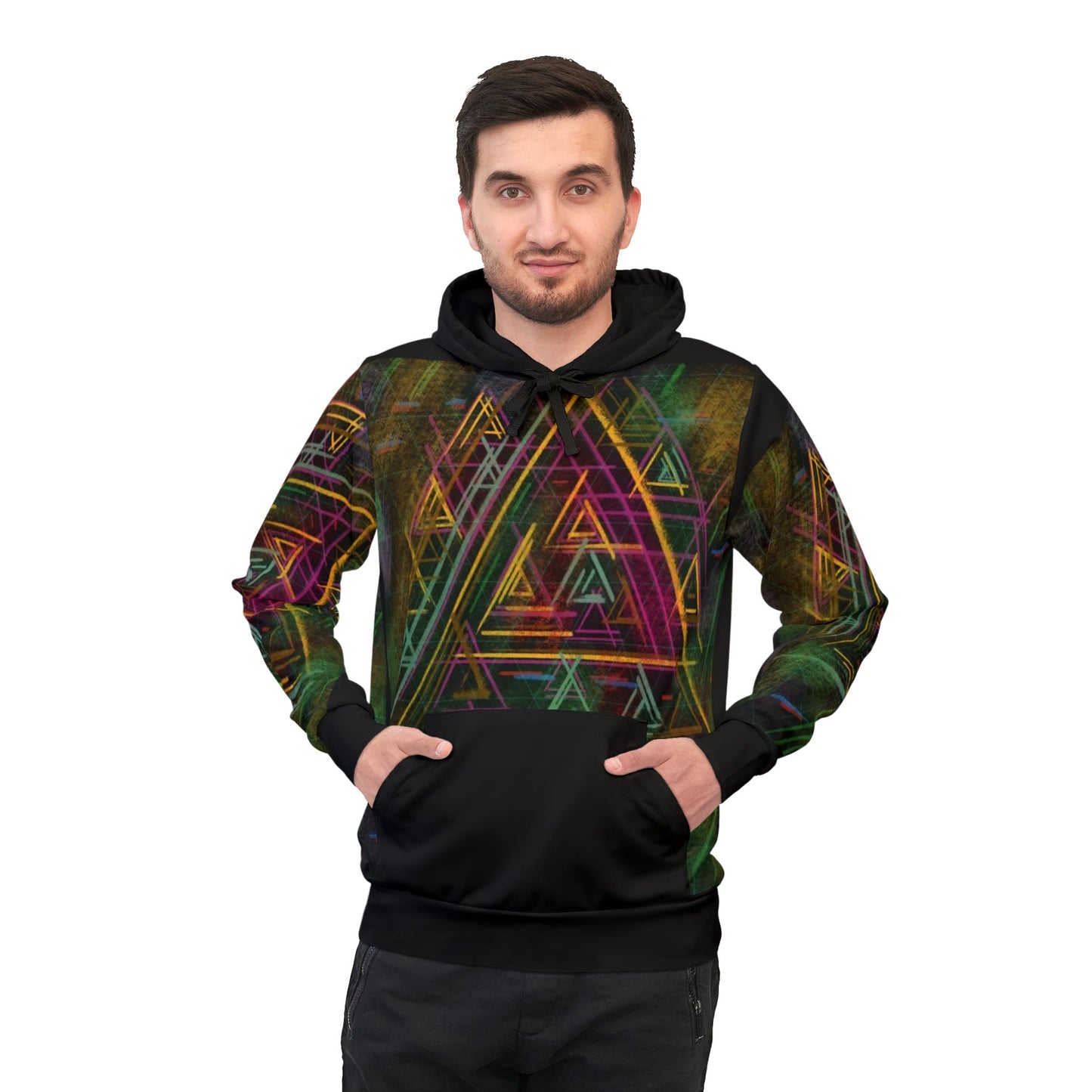 MMXXV Gym Geometric Pullover Hoodie